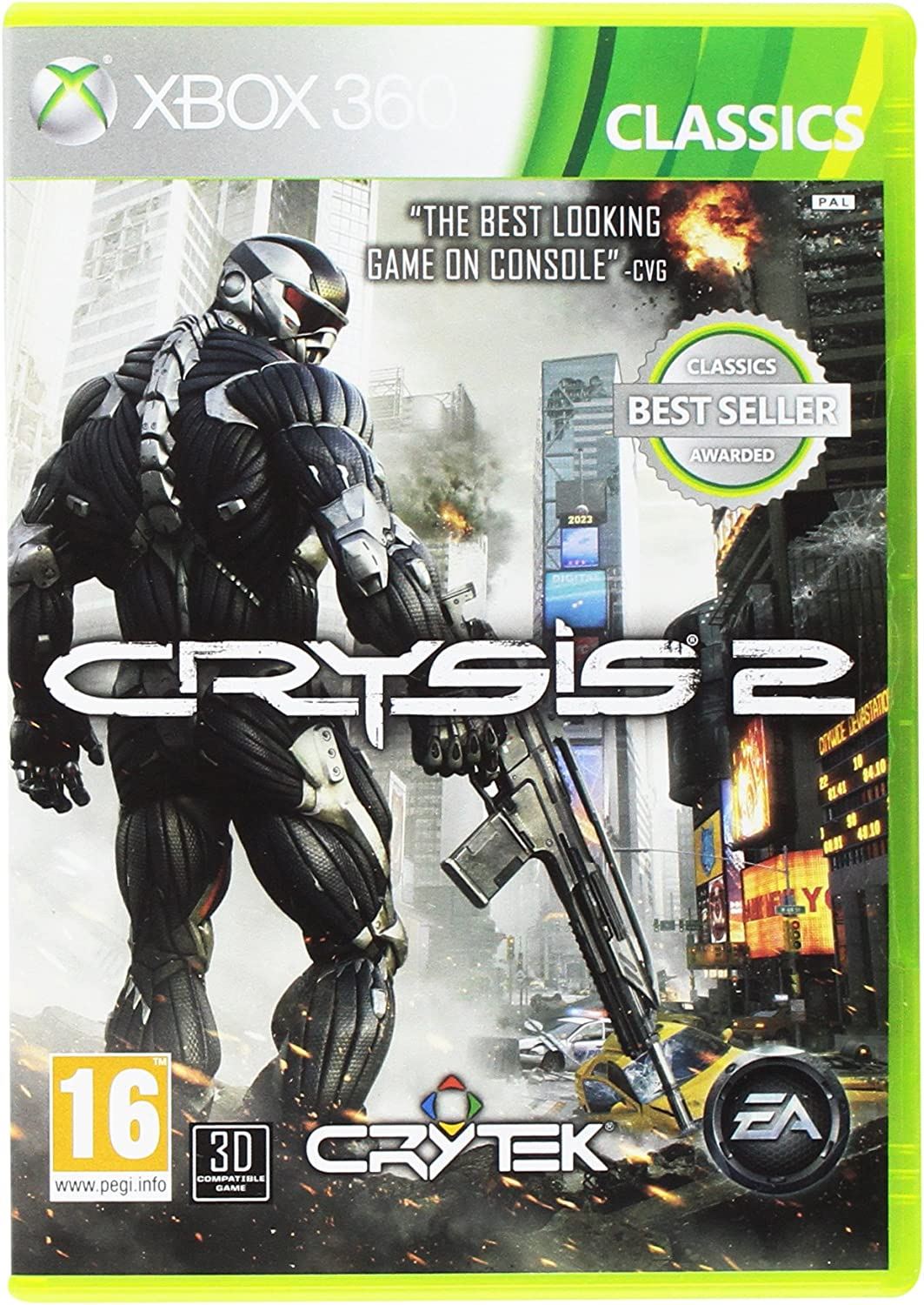 365Games.co.uk Unisex Crysis 2 Ii Game (Classics) Xbox 360