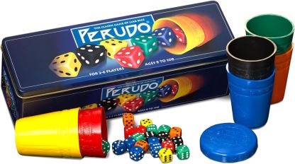 Perudo Vertical Dice Tin Game