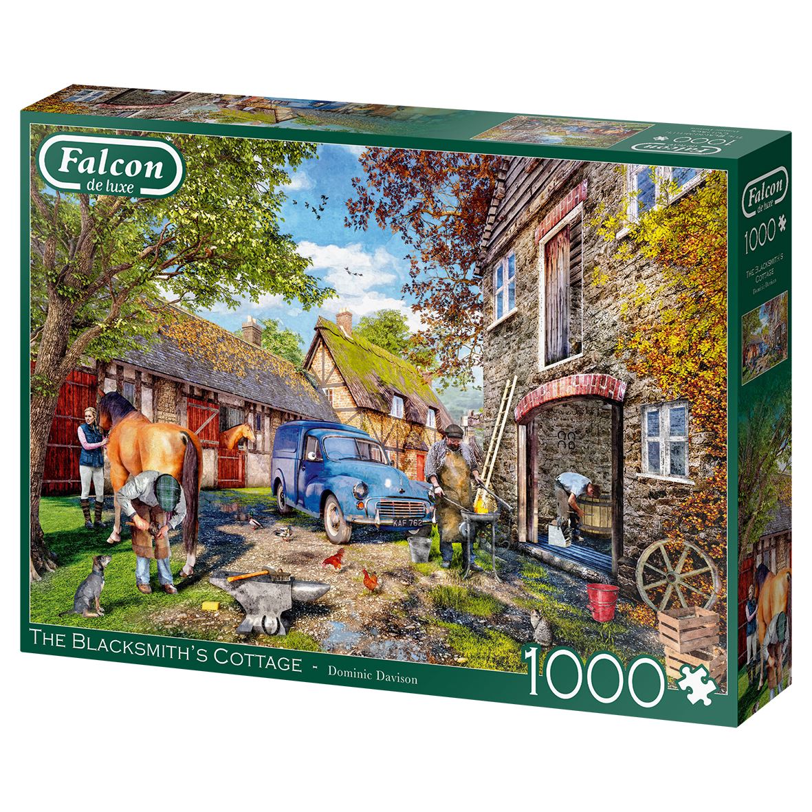Falcon de luxe The Blacksmiths Cottage Jigsaw Puzzle - 1000 Pieces ...