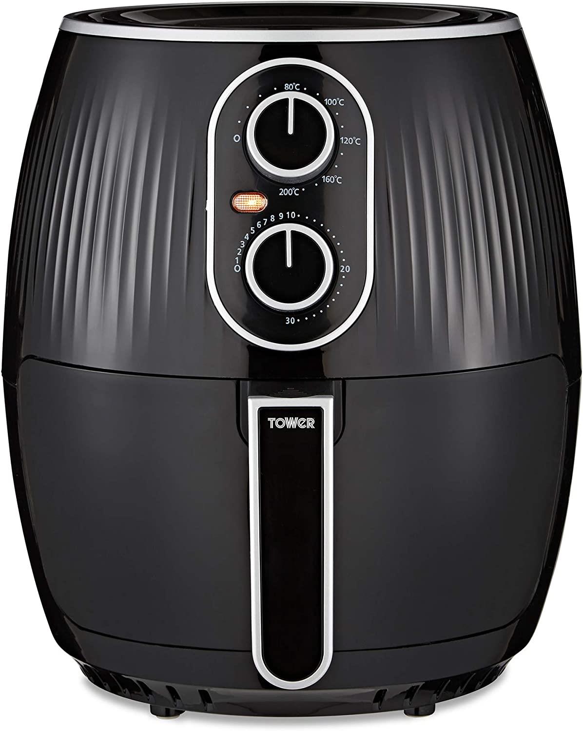 Tower Vortx 4L Manual Air Fryer - Black