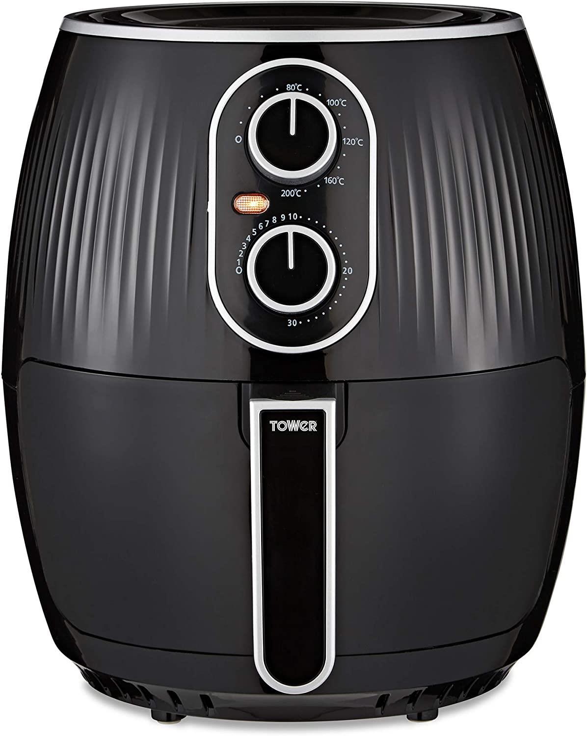 Tower Vortx 4L Manual Air Fryer - Black