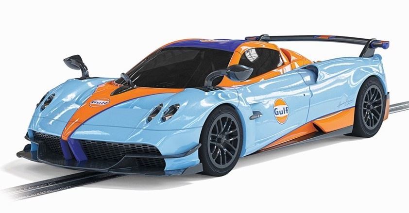 Scalextric Pagani Huayra BC Roadster Gulf Edition Slot Car