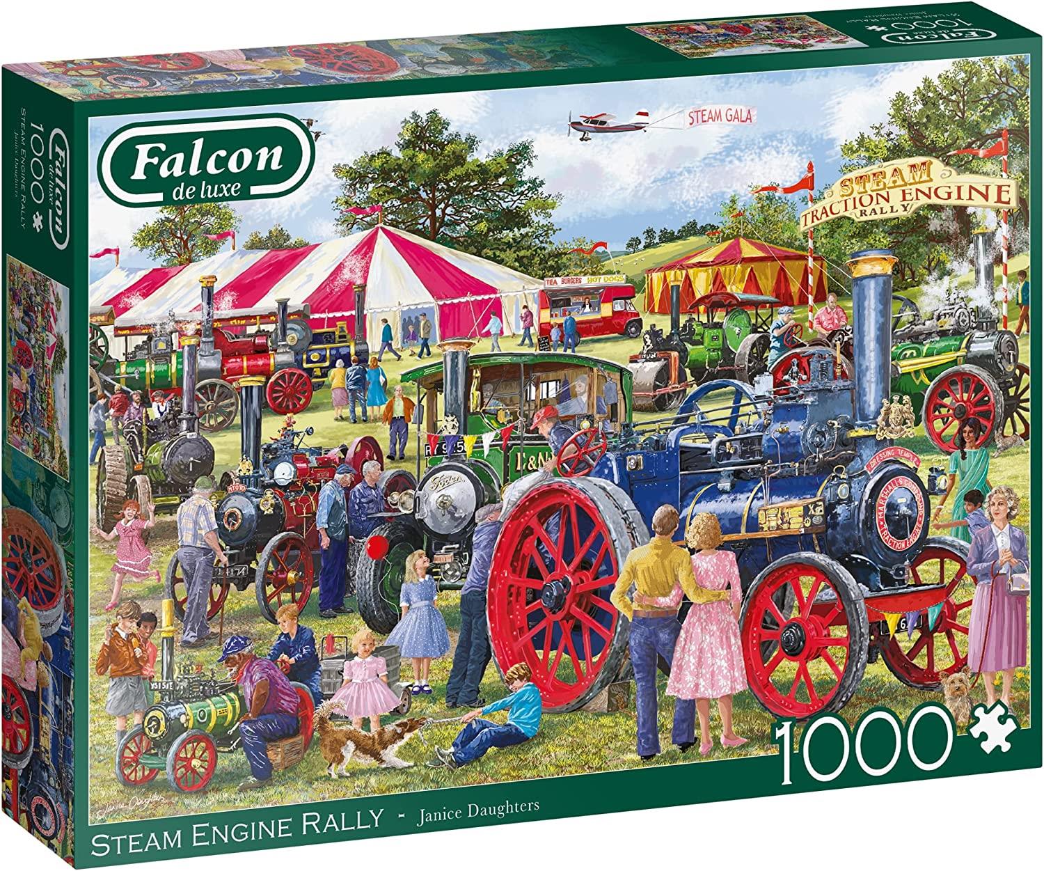Jumbo Falcon de luxe - Steam Engine Rally 1000 Piece Jigsaw Puzzle ...