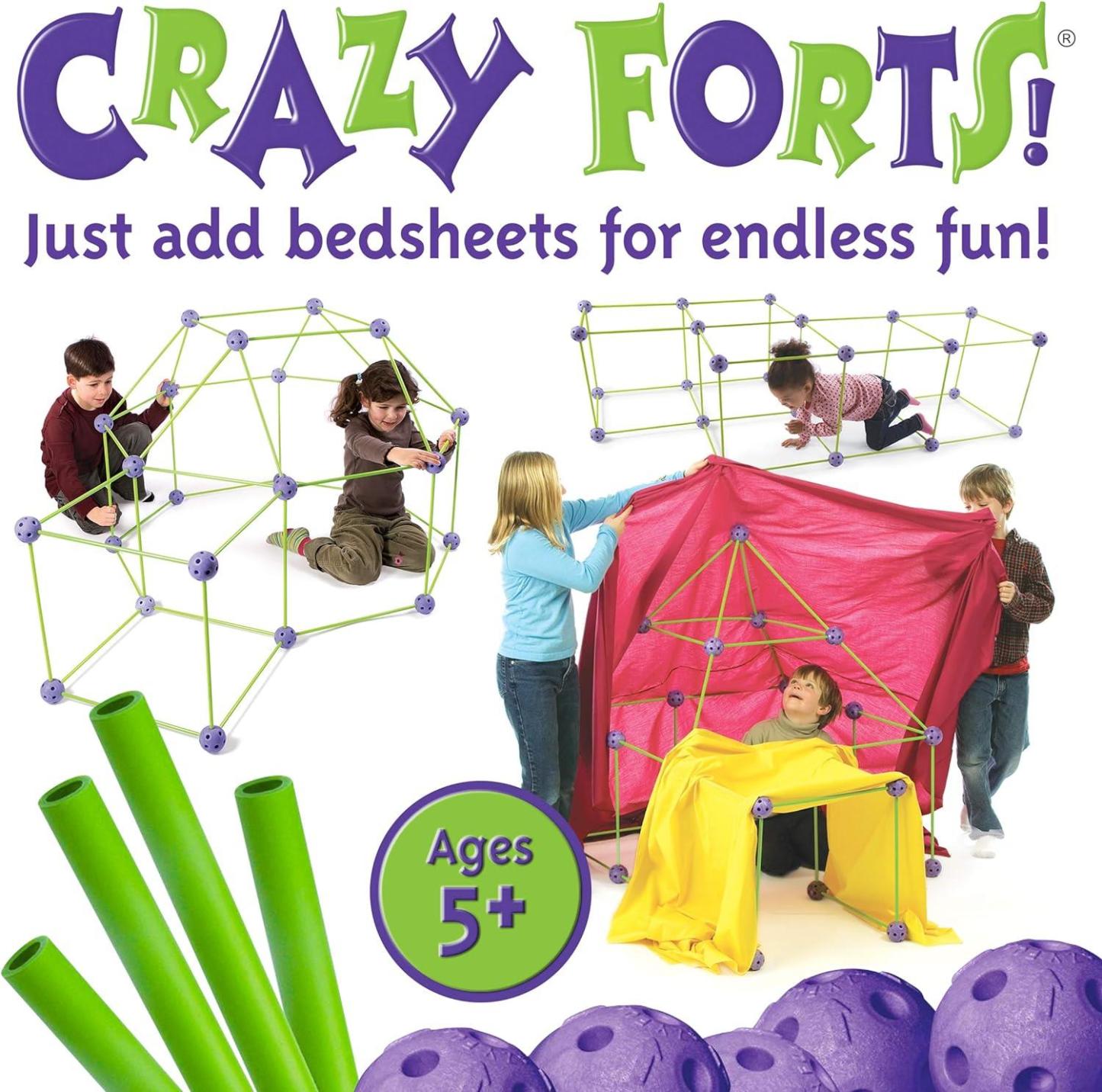Crazy Forts Standard Edition 69 Pieces Fort Building Kit