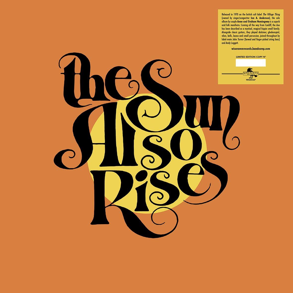 SUN ALSO RISES - The Sun Also Rises (Numbered Edition) Vinyl