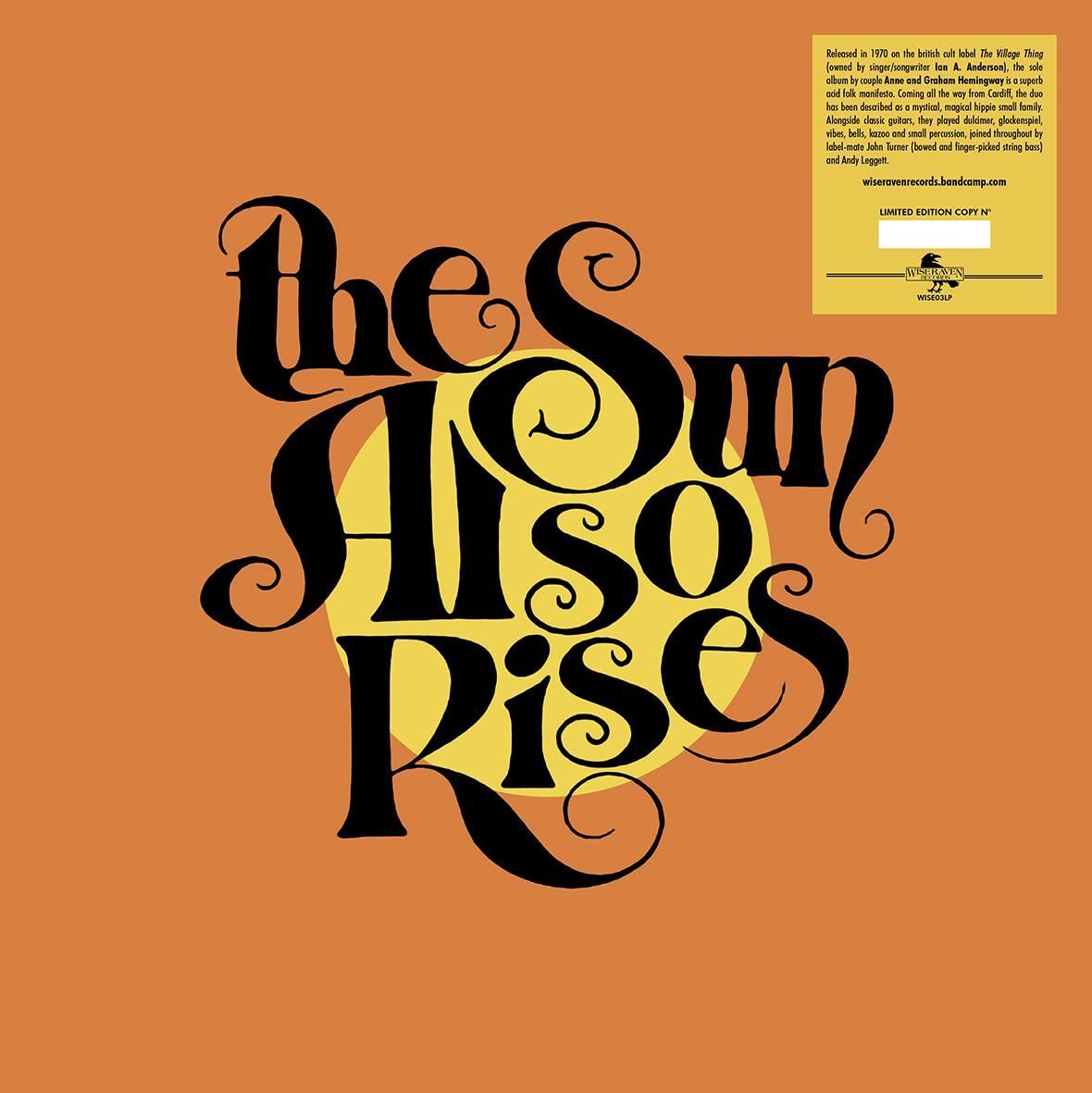 SUN ALSO RISES - The Sun Also Rises (Numbered Edition) Vinyl