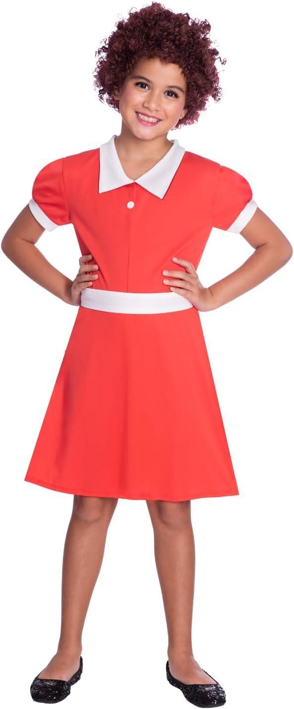 Orphan Annie Child Costume - Age 6-8 Years