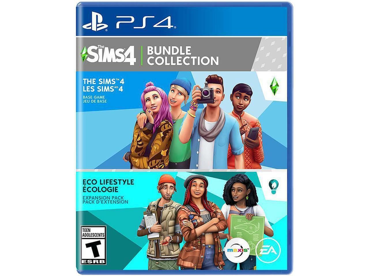 The Sims 4 + Eco Lifestyle Expansion Pack PS4 Game (NTSC) - 365games.co.uk  | 365 Games UK