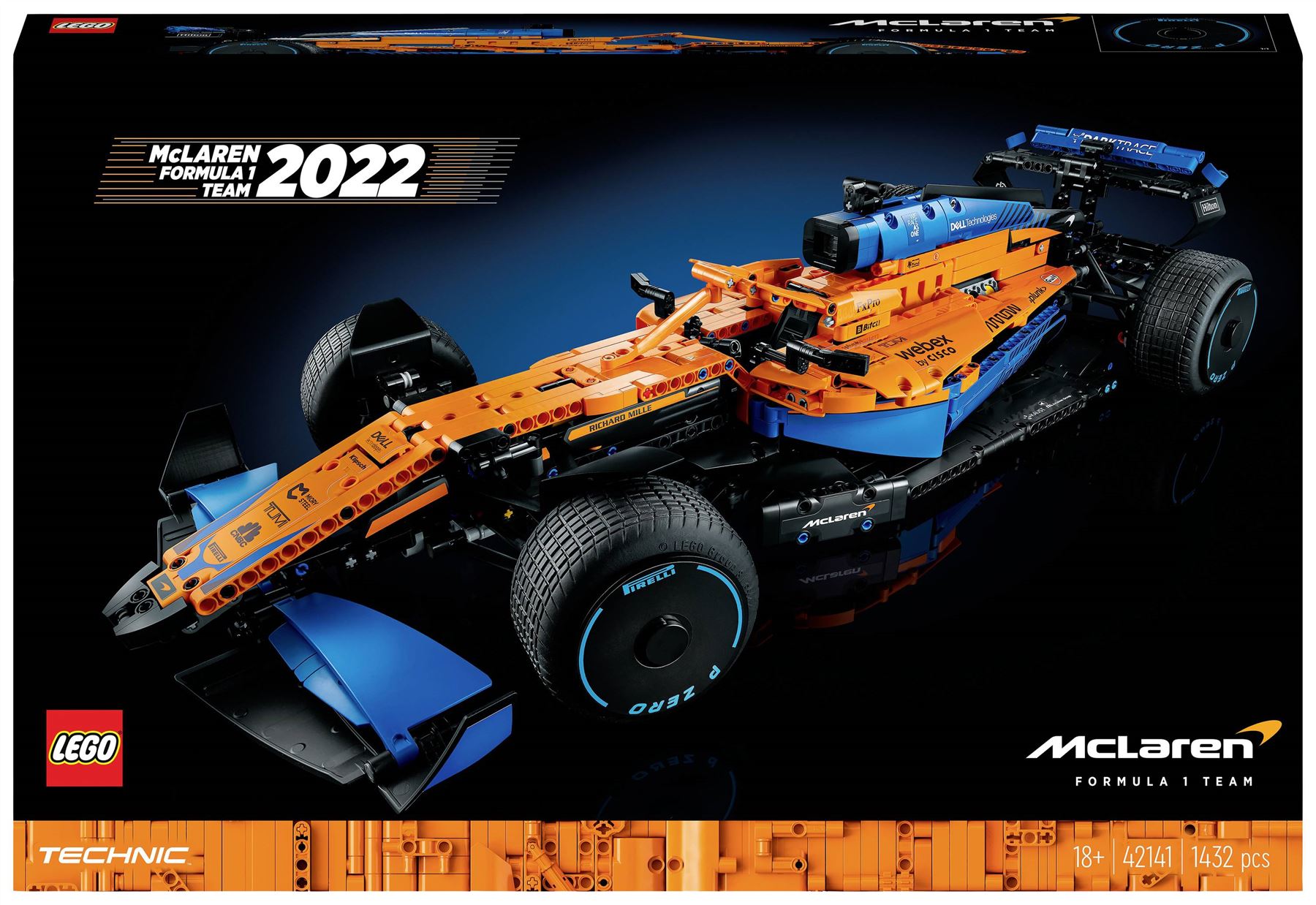 LEGO Technic 42141 McLaren F1 Formula Race Car