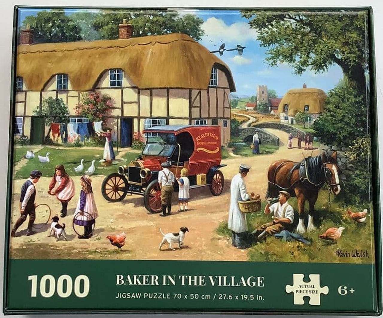 Nostalgia Collection Baker In The Village 1000 Piece Jigsaw Puzzle
