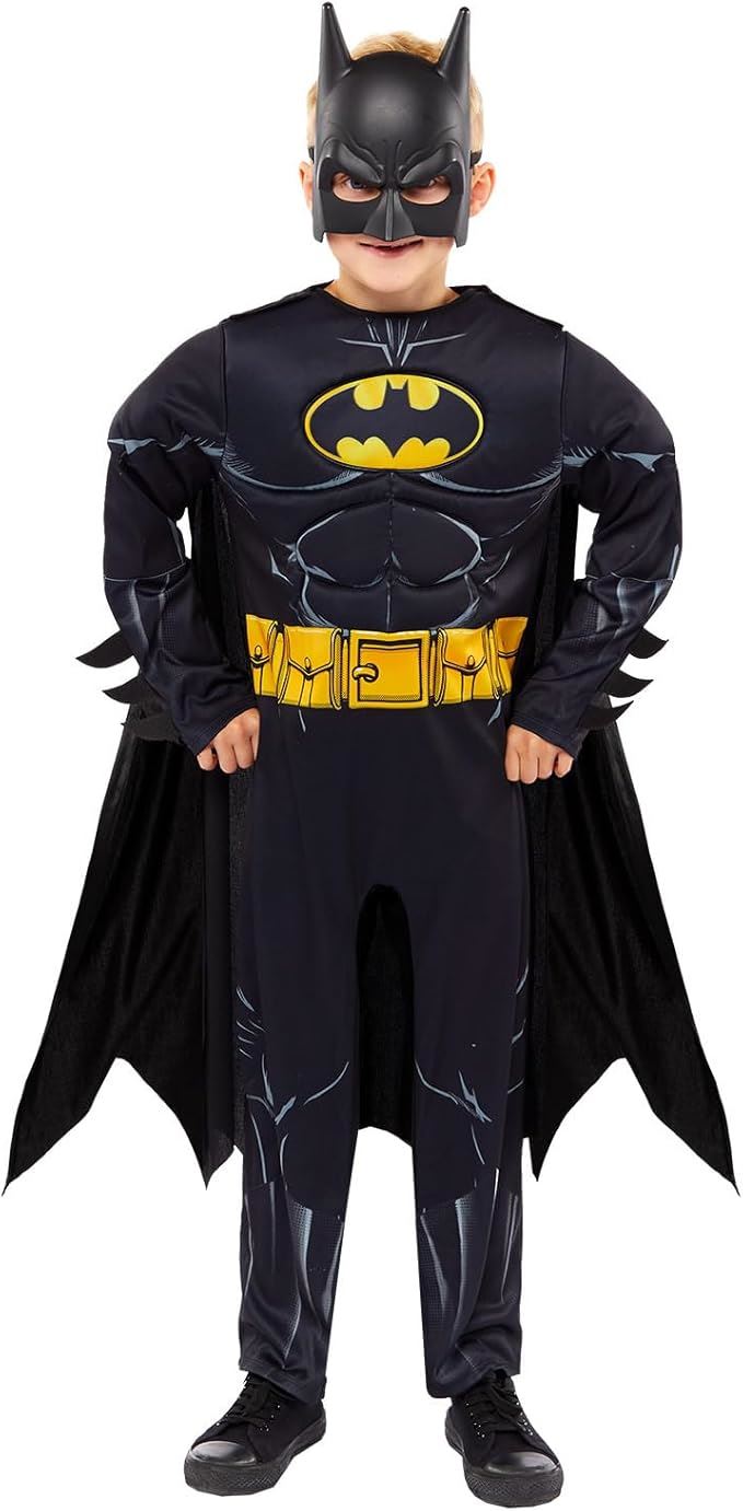 Batman Comic Boys Child Costume Age 6-8 Years