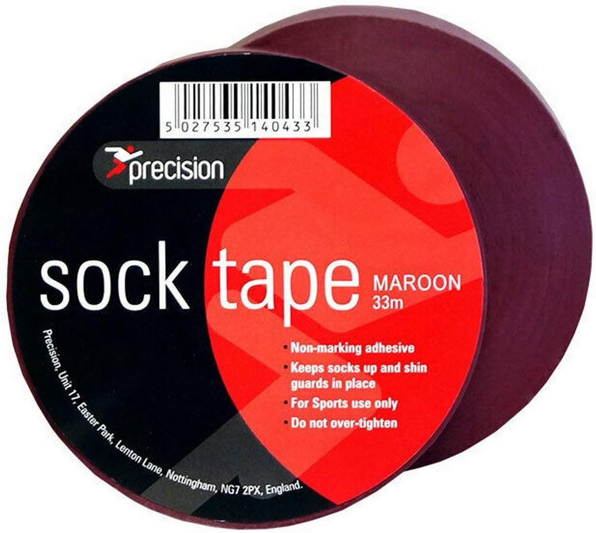 Precision Sock Tape (Pack of 10) Maroon