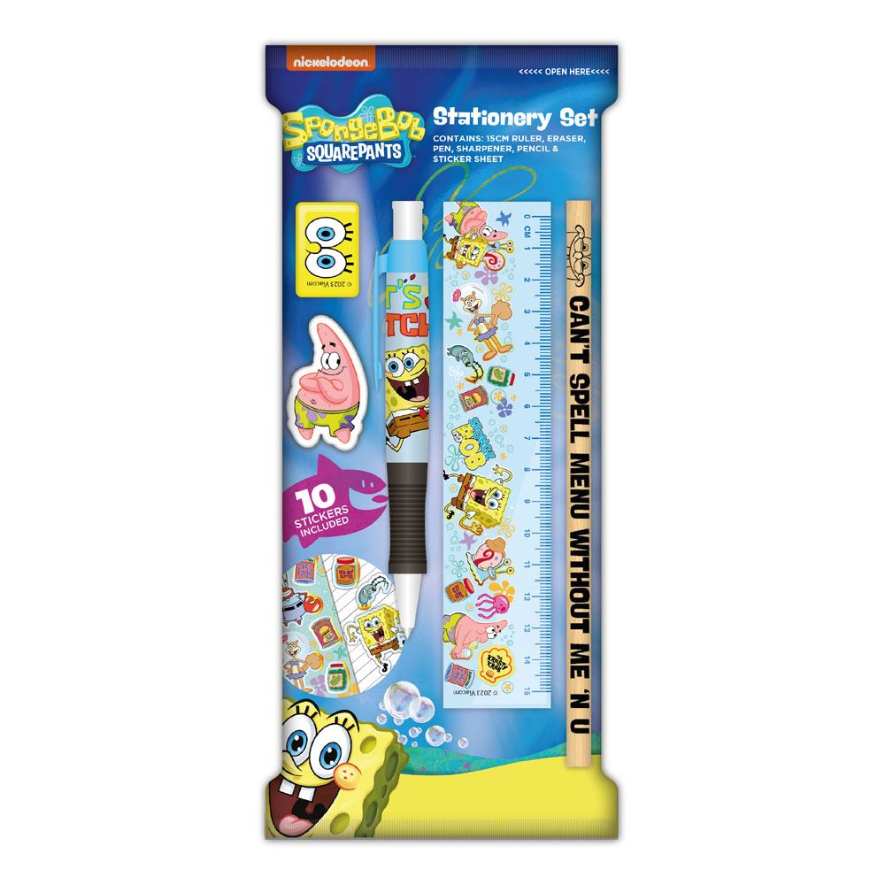 365Games.co.uk Spongebob Stationery Paper Pouch Case (6) Size 2