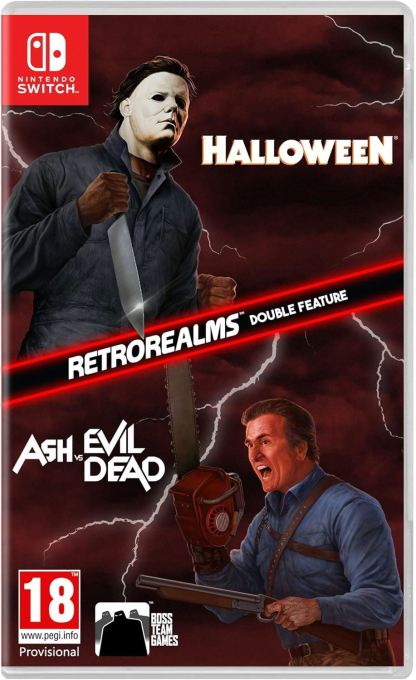 Halloween and Ash vs Evil Dead RetroRealms Double Feature Nintendo Switch Game