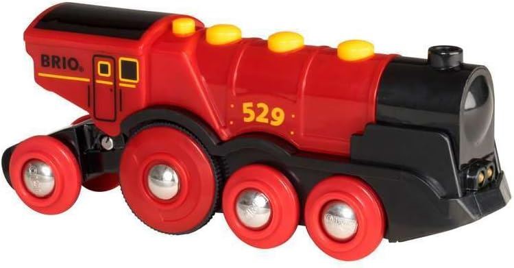 Brio Unisex Kids Red Mighty Action Locomotive Size 13.6