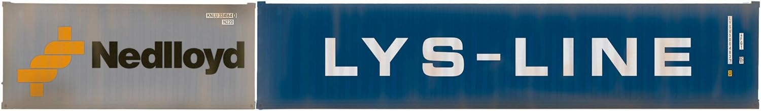 Hornby Nedlloyd & LYS-Line, Container Pack, 1 x 20 and 1 x 40 Containers - Era 11