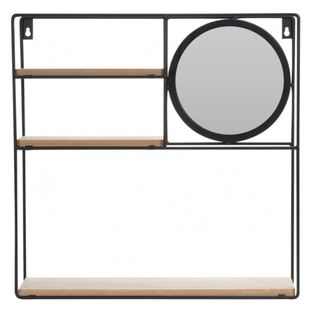 Floating Display Shelf With Mirror