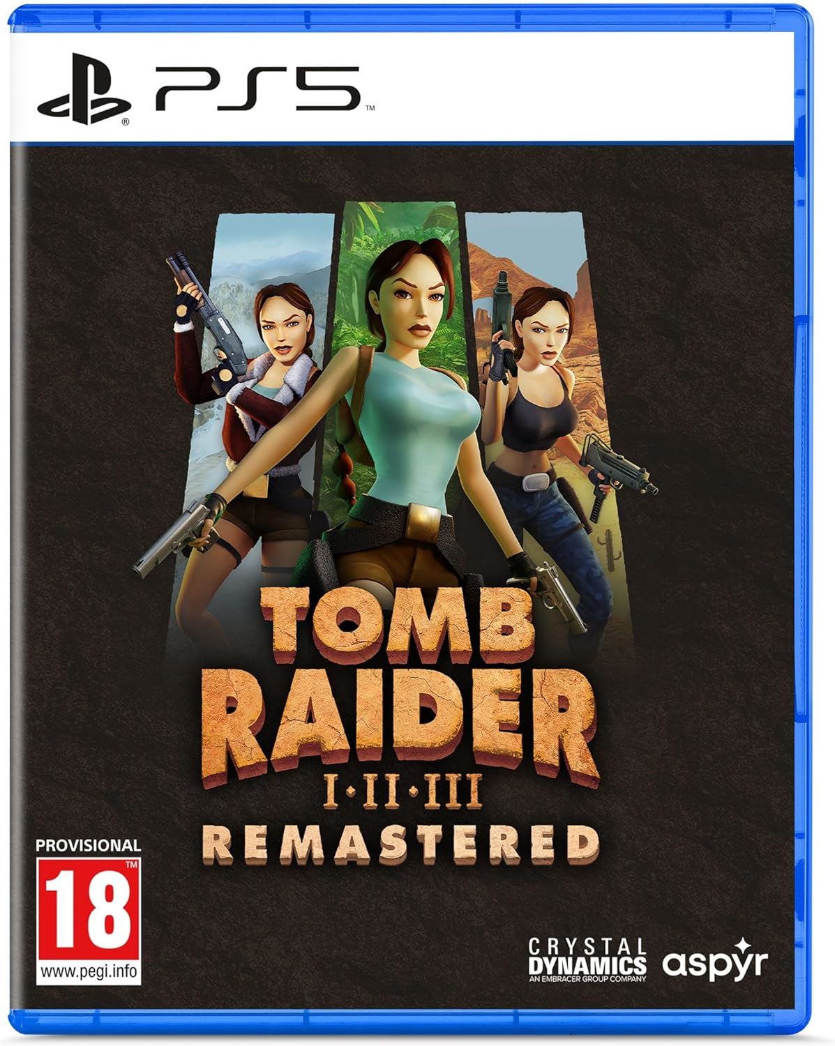Tomb Raider 1-3 Remastered Starring Lara Croft PS5 Game