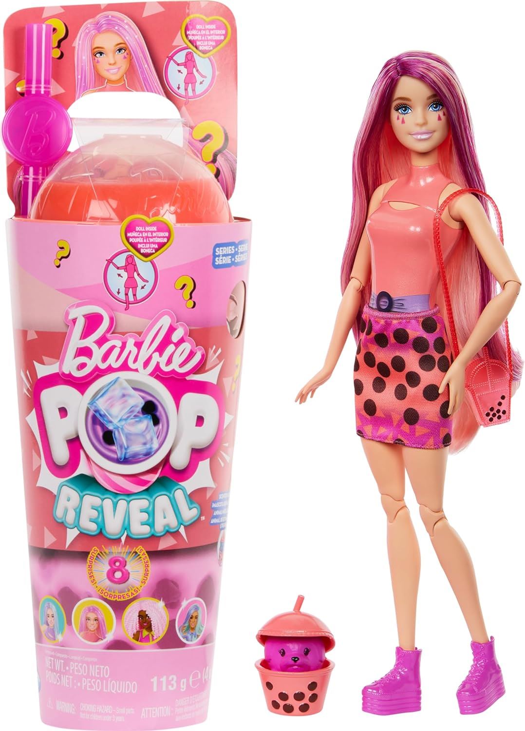 Barbie POP Reveal Bubble Tea Series - Mango Mochi Doll | 365 Games UK