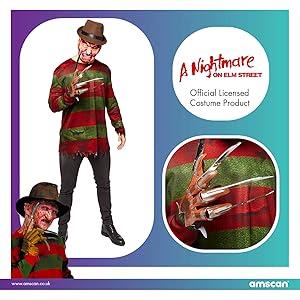 Freddy Krueger Halloween Adult Costume - Size Large