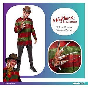 Freddy Krueger Halloween Adult Costume - Size Large