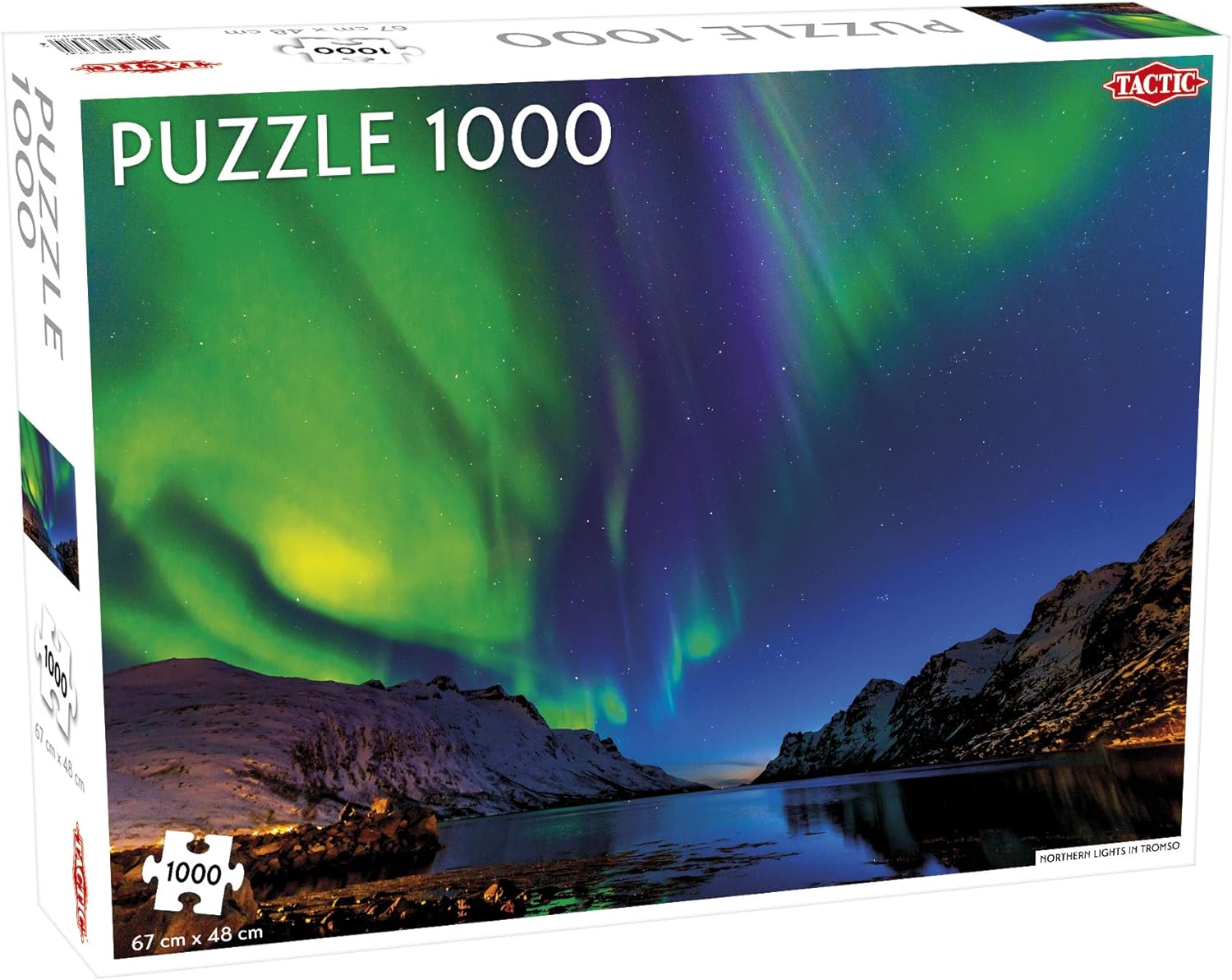 Tactic Northern Lights in Tromso Jigsaw Puzzle - 1000 Pieces