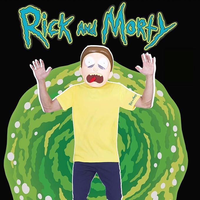 Rick and Morty - Morty Costume - Adult Size Large / Xlarge