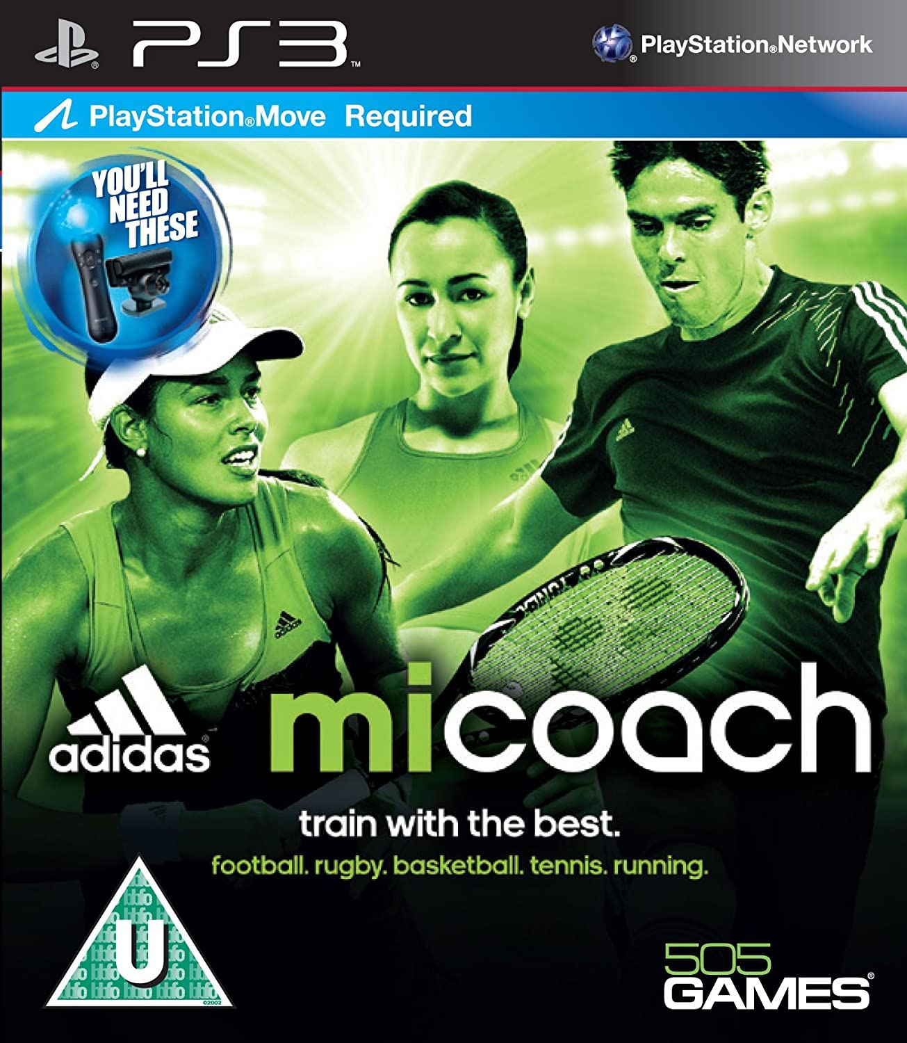 PlayStation Move Adidas miCoach Game PS3