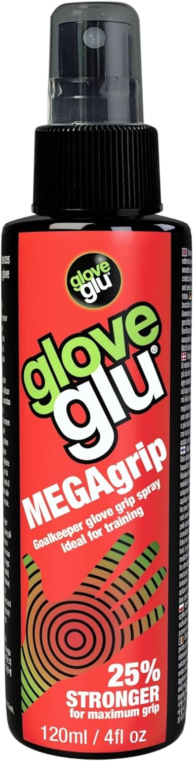 GloveGlu Mega Grip Goalkeeper Formula Glove Grip Spray, 120ml