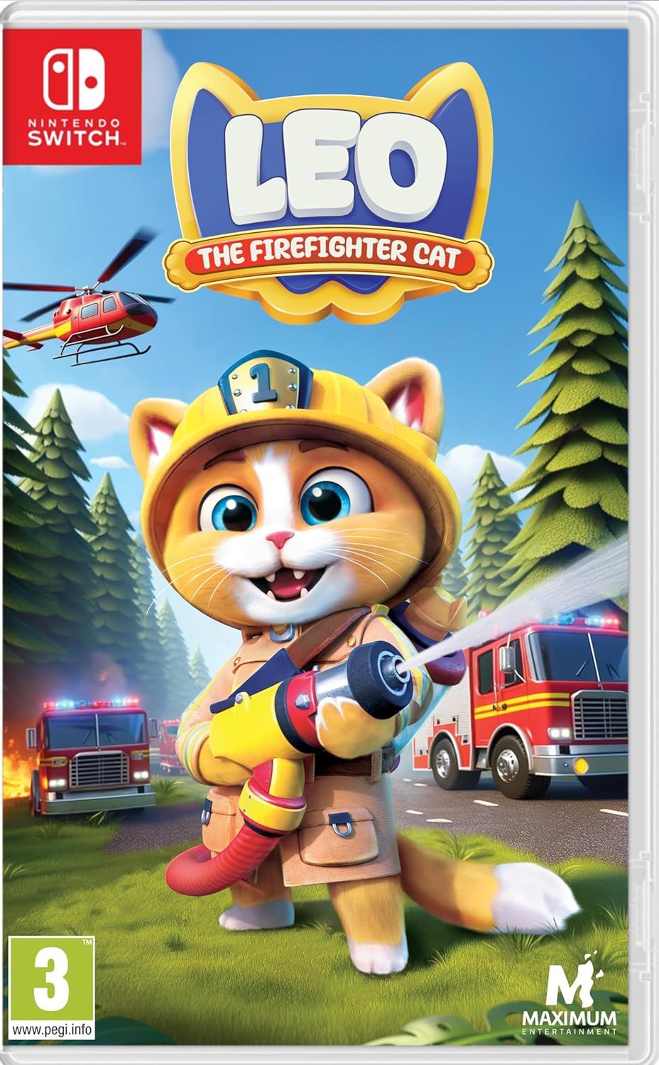 Leo the Firefighter Cat Nintendo Switch Game