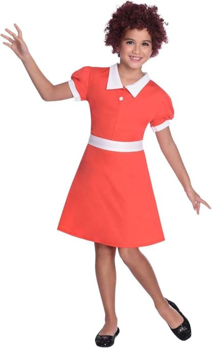 Orphan Annie Child Costume - Age 6-8 Years