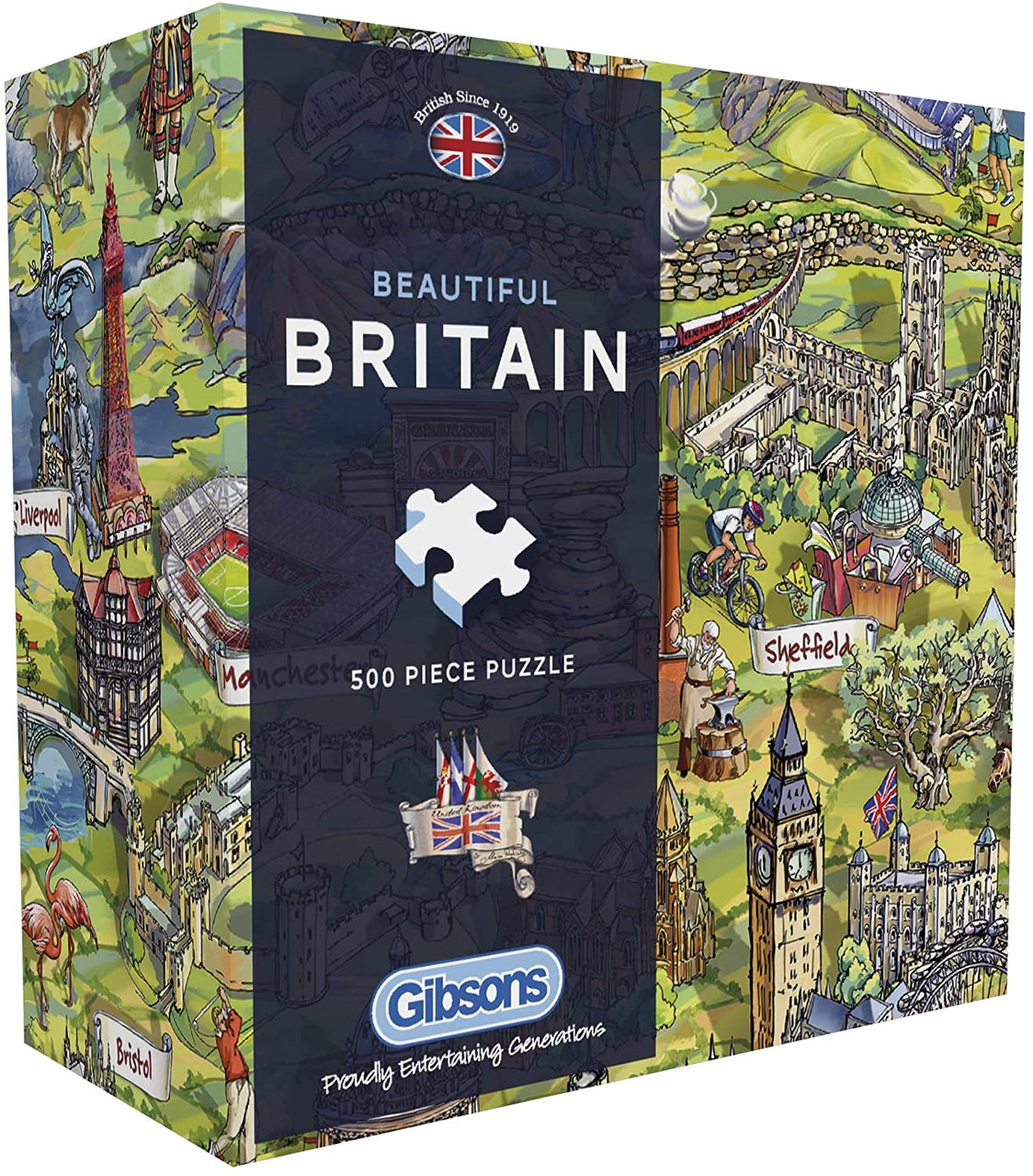 Beautiful Britain Gift Collection Jigsaw Puzzle - 500 Pieces