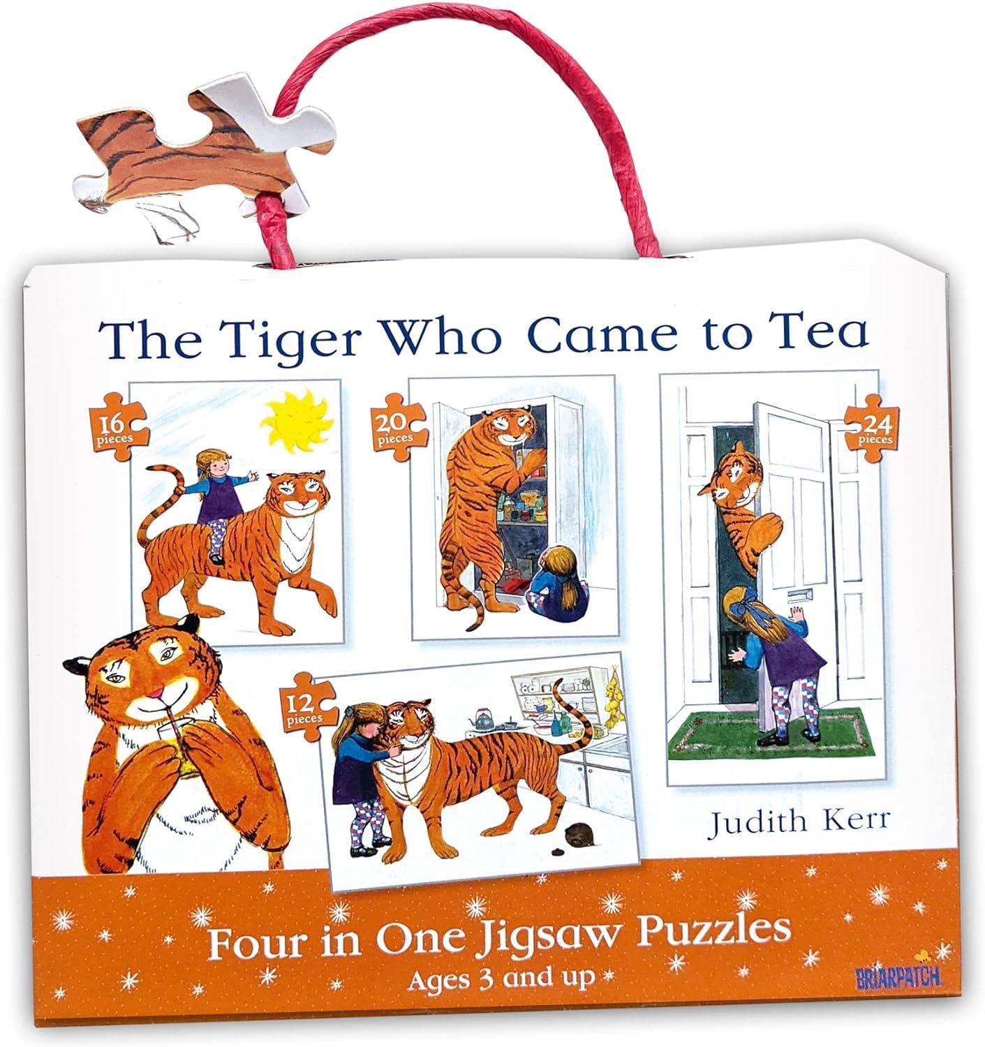 Tiger Who Came to Tea 4-in-1 Jigsaw Puzzles