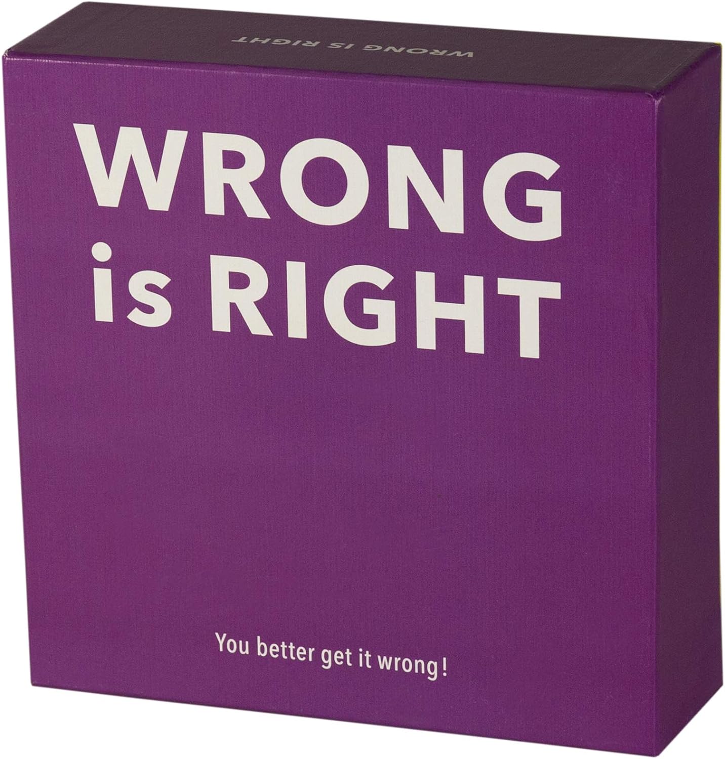 Wrong Is Right Trivia Game
