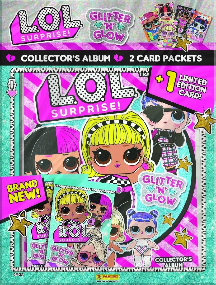 LOL Surprise Glitter n Glow Trading Card Collection 50 Packs Damage 365 Games UK