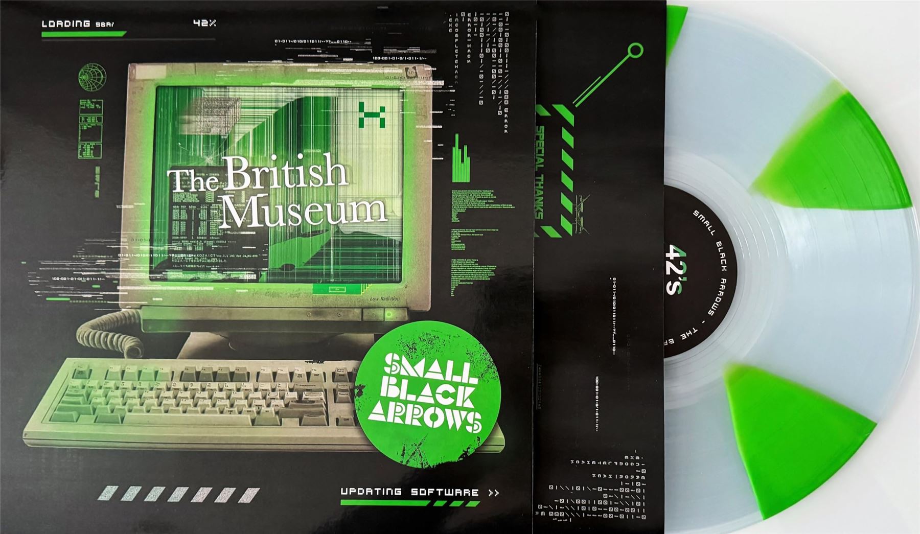 SMALL BLACK ARROWS - The British Museum (Clear/Green) Vinyl