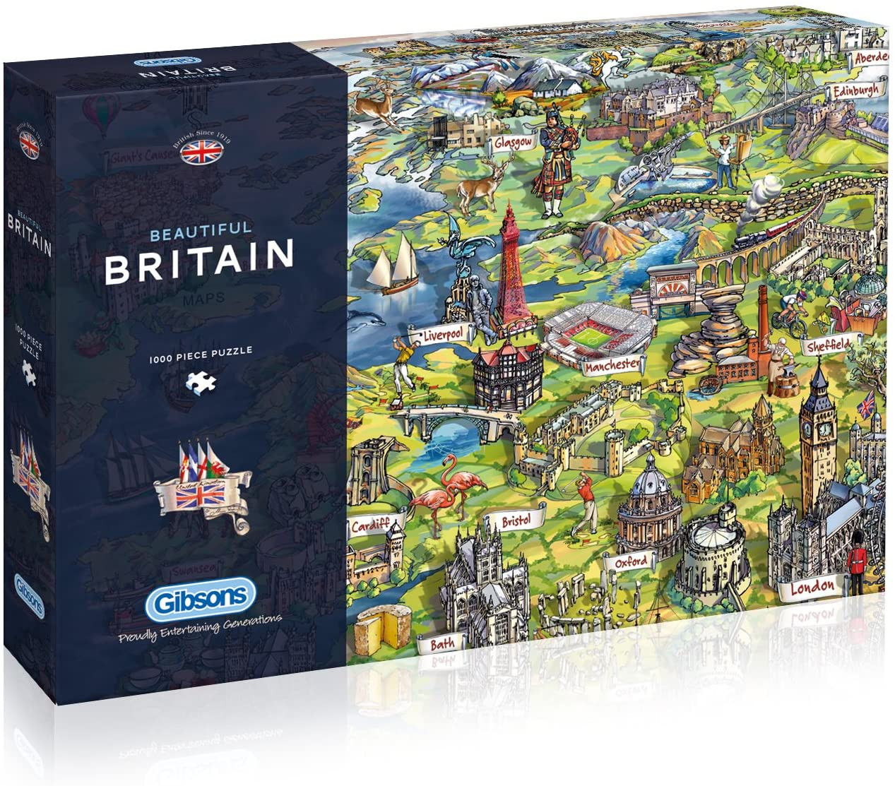 Beautiful Britain Jigsaw Puzzle - 1000 Pieces