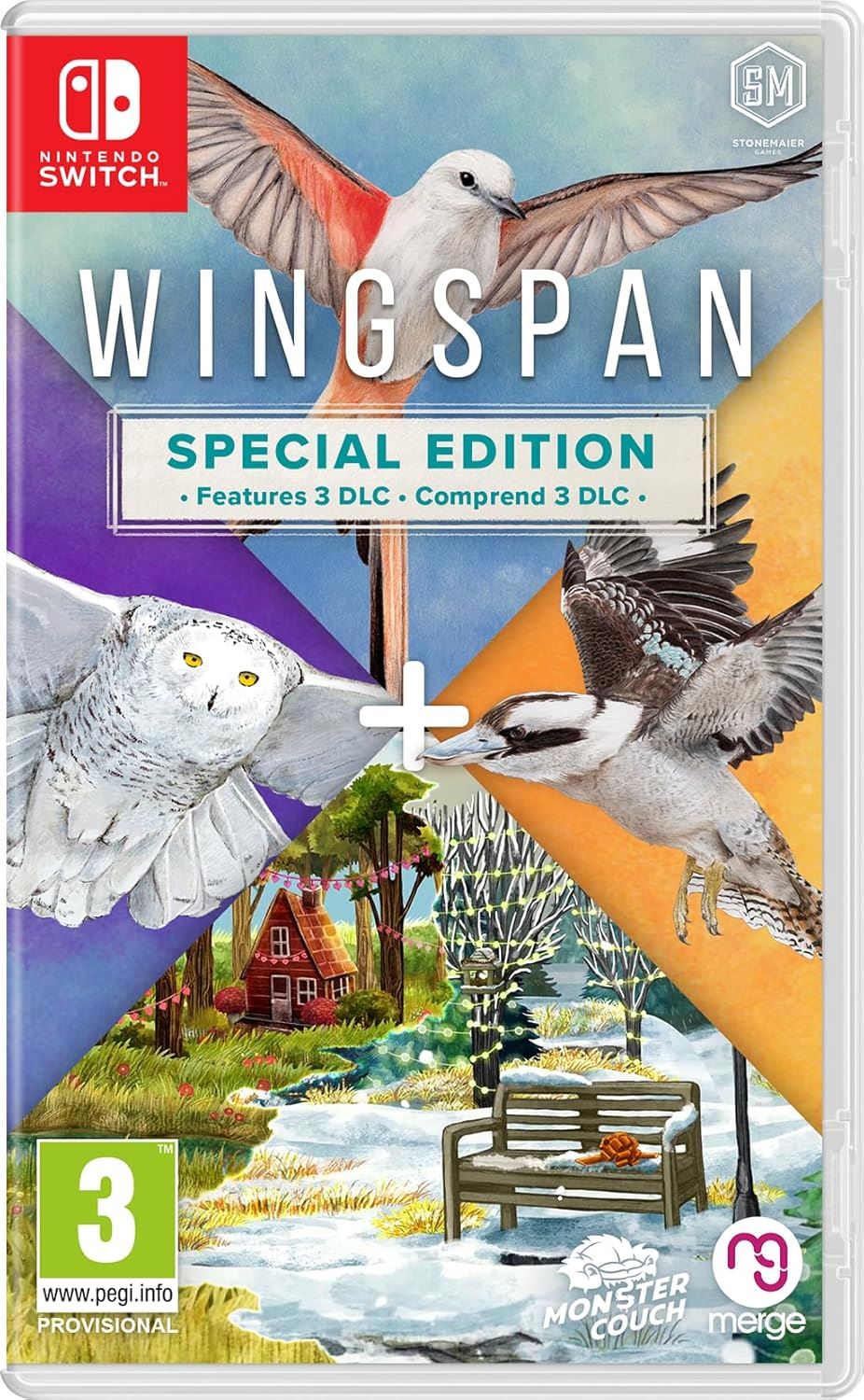 Merge Games Ltd Unisex Wingspan Special Edition Nintendo Switch Game Size 1