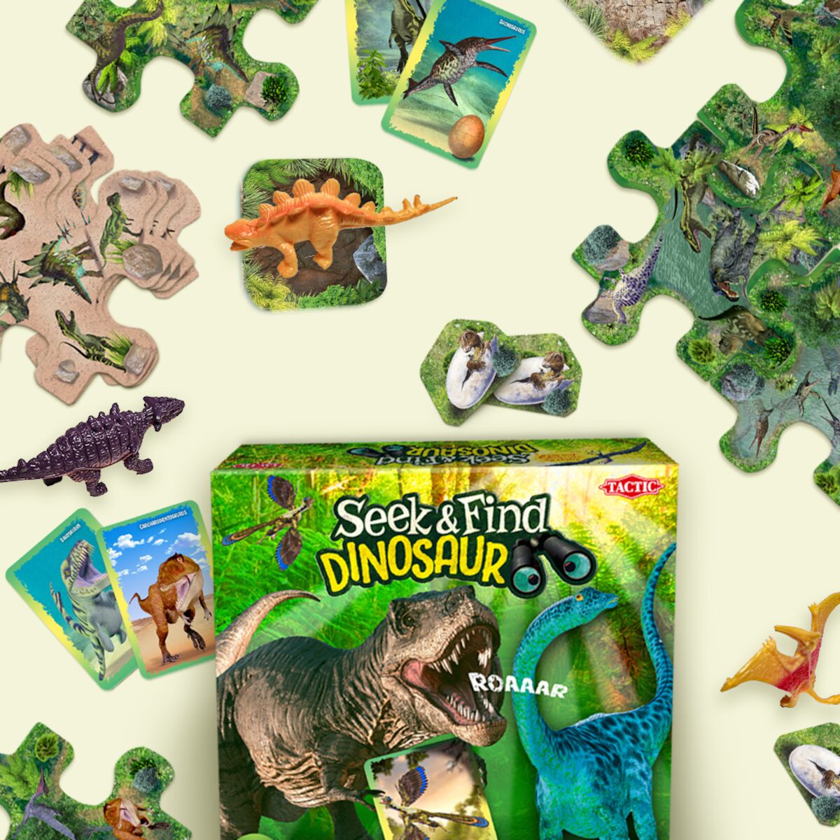 Seek & Find: Dinosaur Board Game