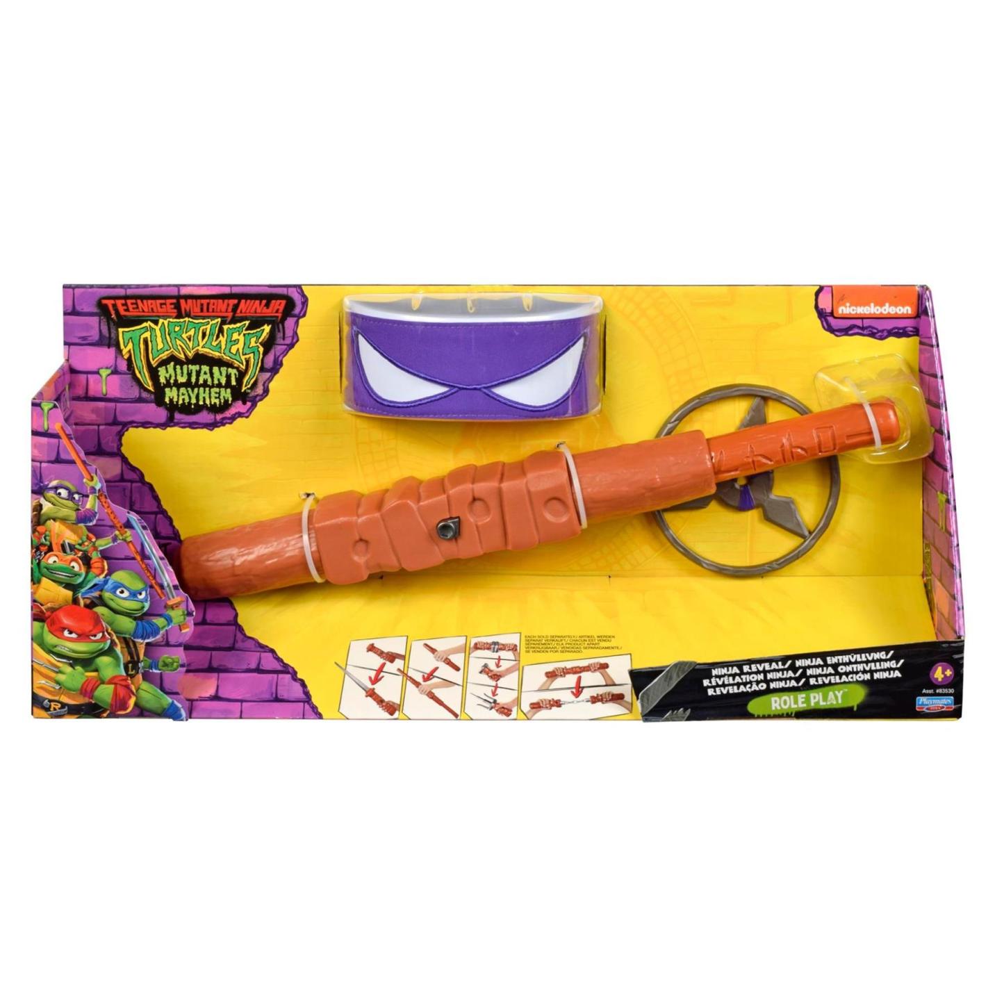Teenage Mutant Ninja Turtles TMNT Donatello Transforming Bo Staff