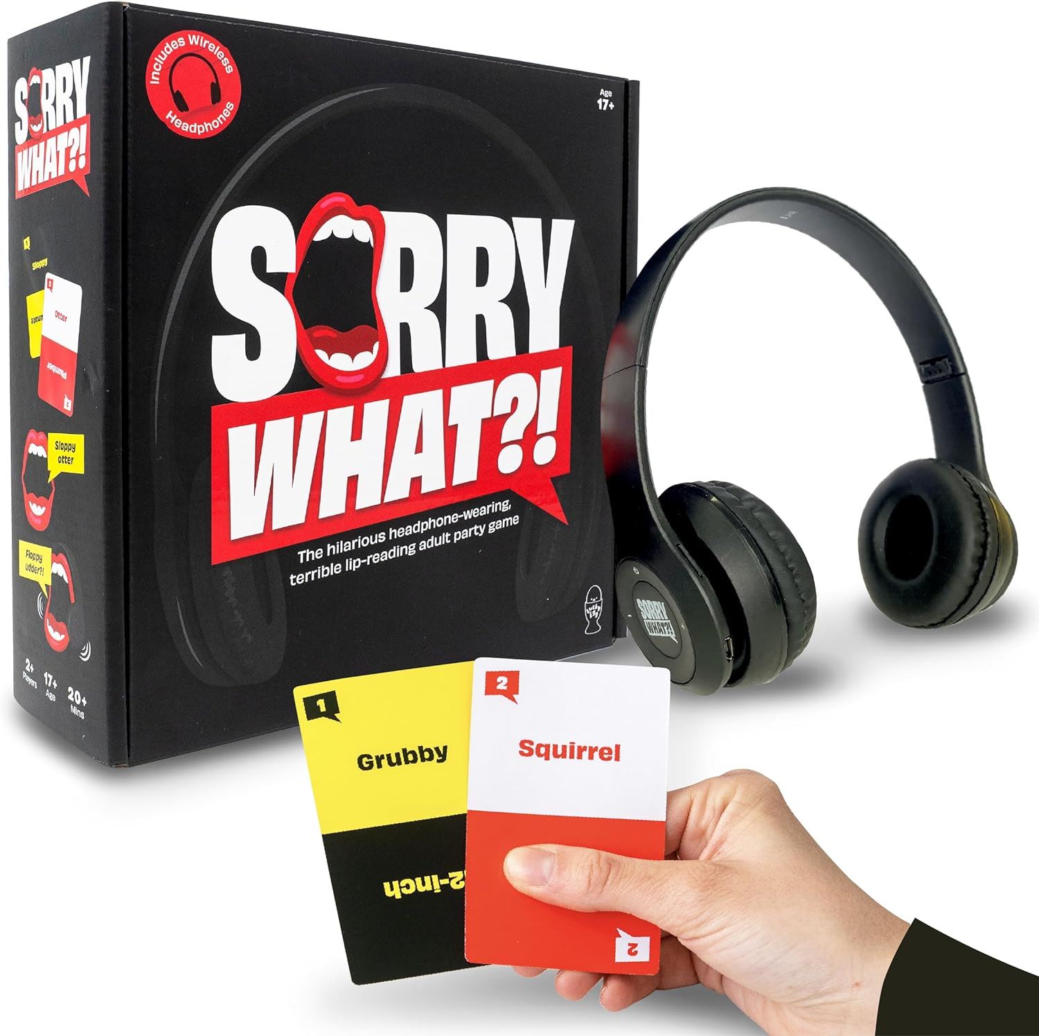 Sorry, What?! Hilarious Terrible Lip Reading Adult Party Game
