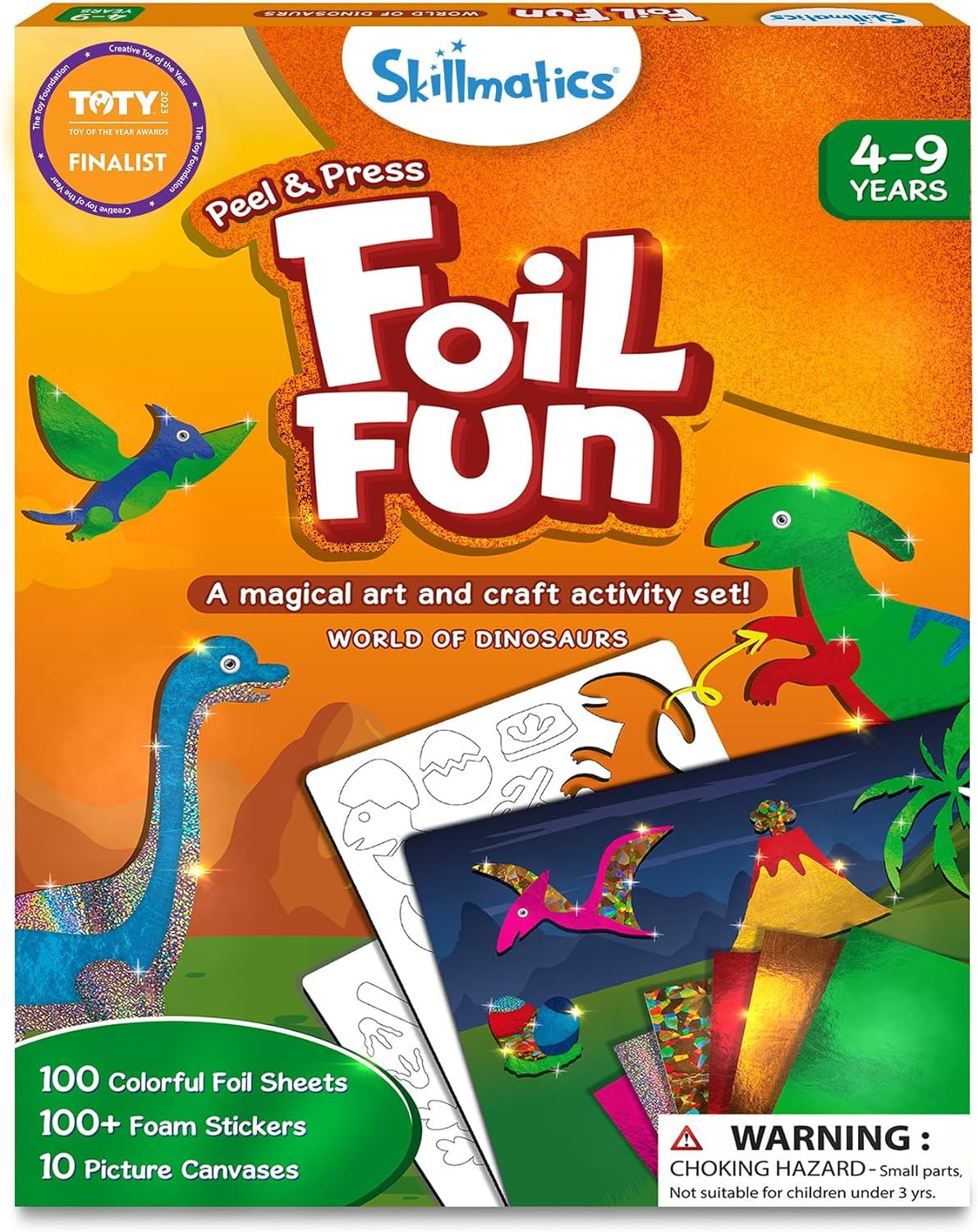 Skillmatics Foil Fun Dinos Art & Craft Activity