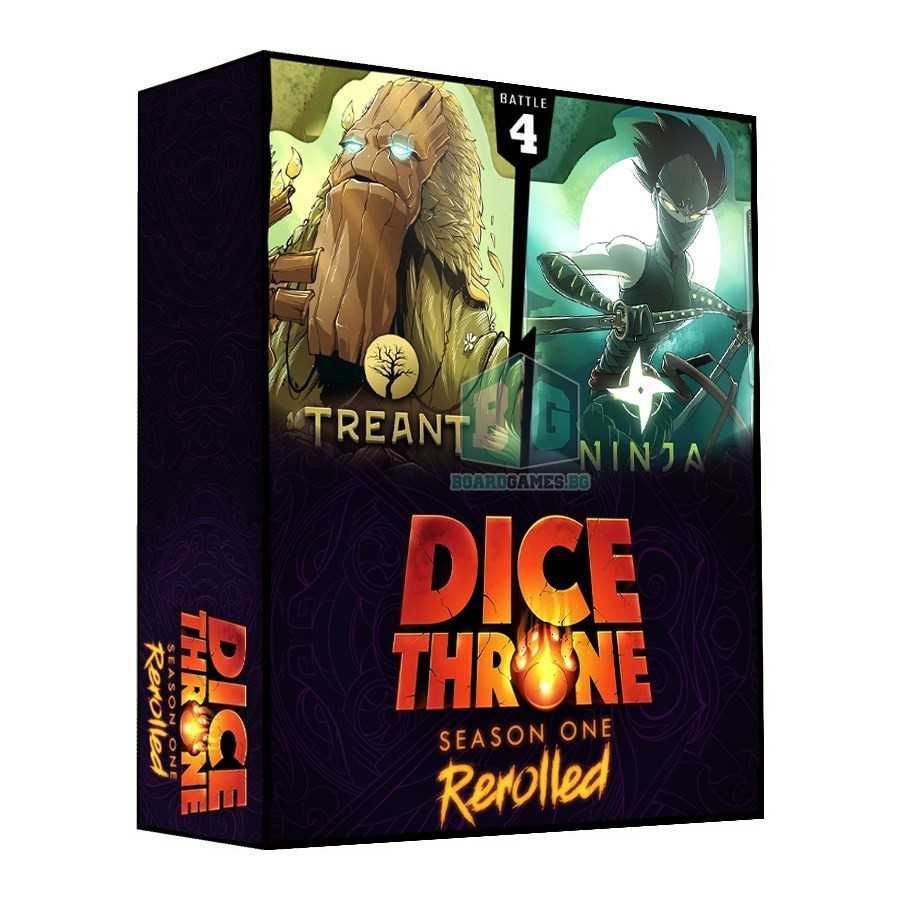 Dice Throne Season One Rerolled 4 Treant vs. Ninja Expansion Board G