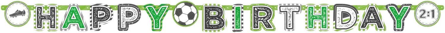 Happy Birthday Banner - 2m Football