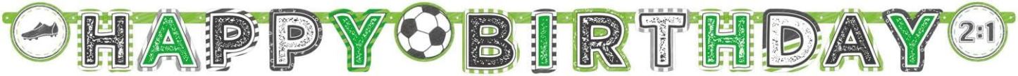 Happy Birthday Banner - 2m Football