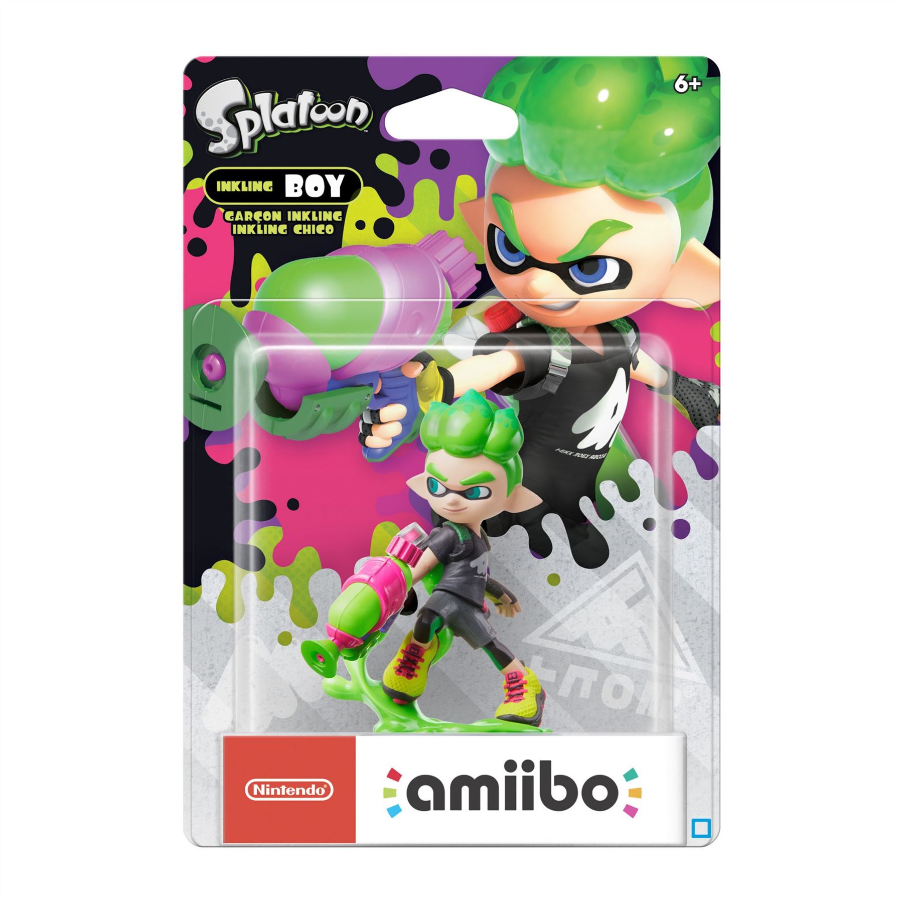 スプラトゥーン アミーボ フィギュア 5体セット 初代 ◇amiibo アミーボ スプラトゥーン 5点 セット 中古品 初期化済み