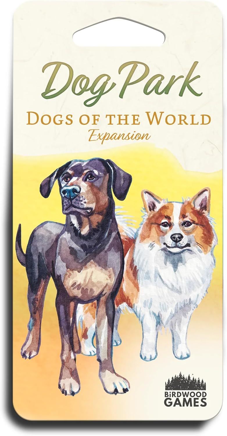 Birdwood Games Dog Park: Dogs Of The World Expansion Board Game Size 29