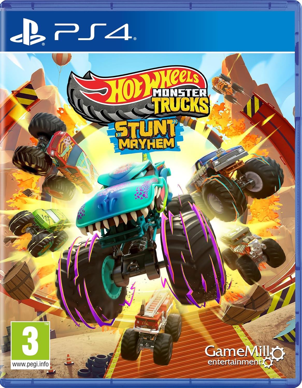 Hot Wheels Monster Trucks Stunt Mayhem PS4 Game 365 Games UK