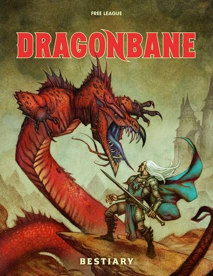 Free League Dragonbane Bestiary Rules Supplement Hardback Source Book