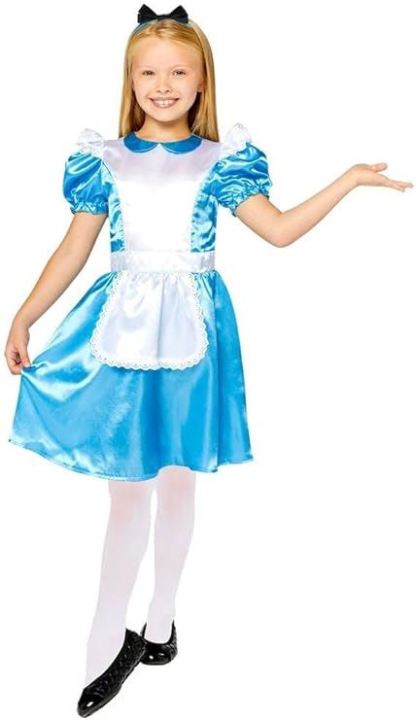 Classic Alice in Wonderland - Child Costume - Age 4-6 Years